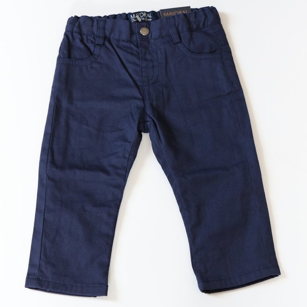 Mayoral Navy Chinos - 9M - NWT